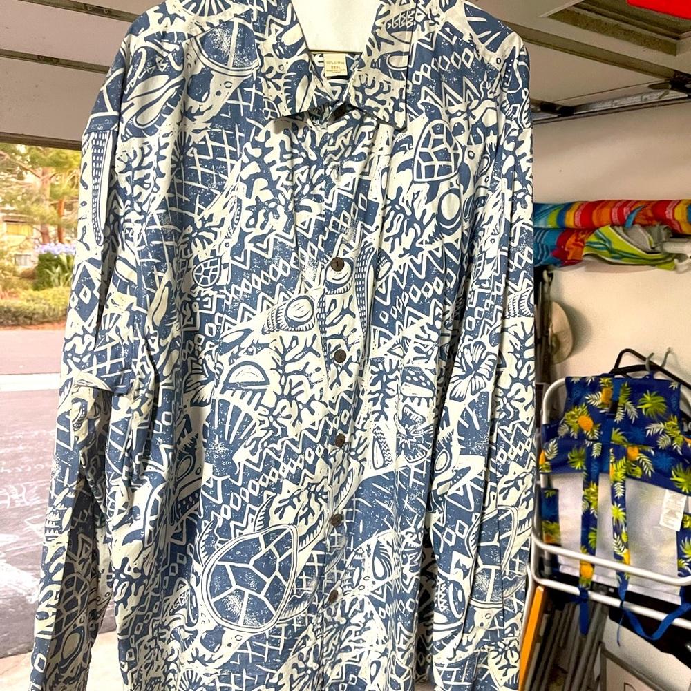 Kahala Long-Sleeved Aloha Shirt